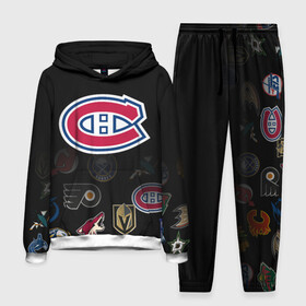 Мужской костюм 3D (с толстовкой) с принтом NHL Canadiens de Montral (Z) в Кировске,  |  | anaheim ducks | arizona coyotes | boston bruins | buffalo sabres | calgary flames | canadiens de montreal | carolina hurricanes | chicago blackhawks | colorado | hockey | nhl | нхл | паттерн | спорт | хоккей