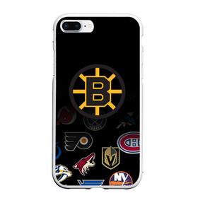 Чехол для iPhone 7Plus/8 Plus матовый с принтом NHL Boston Bruins (Z) в Кировске, Силикон | Область печати: задняя сторона чехла, без боковых панелей | anaheim ducks | arizona coyotes | boston bruins | buffalo sabres | calgary flames | canadiens de montreal | carolina hurricanes | chicago blackhawks | colorado | hockey | nhl | нхл | паттерн | спорт | хоккей