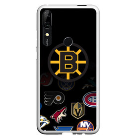 Чехол для Honor P Smart Z с принтом NHL Boston Bruins (Z) в Кировске, Силикон | Область печати: задняя сторона чехла, без боковых панелей | anaheim ducks | arizona coyotes | boston bruins | buffalo sabres | calgary flames | canadiens de montreal | carolina hurricanes | chicago blackhawks | colorado | hockey | nhl | нхл | паттерн | спорт | хоккей