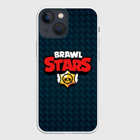 Чехол для iPhone 13 mini с принтом Brawl S. в Кировске,  |  | brawl | logo | moba | stars | звезда | игра | лого | моба | надпись | полосы | текст | череп