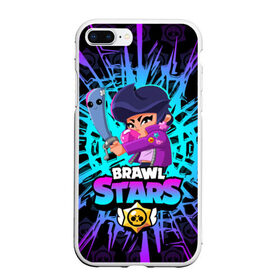 Чехол для iPhone 7Plus/8 Plus матовый с принтом BRAWL STARS BIBI в Кировске, Силикон | Область печати: задняя сторона чехла, без боковых панелей | bibi | brawl stars | coach mike | crow | gale | leon | leon shark | max | mecha crow | mortis | mr.p | phoenix | sally leon | sandy | spike | sprout | tara | unicorn | virus 8 bit | werewolf | ворон | оборотень