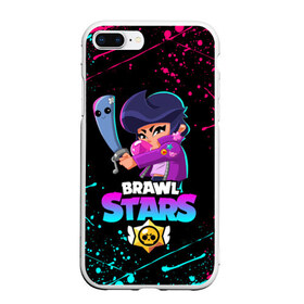 Чехол для iPhone 7Plus/8 Plus матовый с принтом BRAWL STARS BIBI в Кировске, Силикон | Область печати: задняя сторона чехла, без боковых панелей | bibi | brawl stars | coach mike | crow | gale | leon | leon shark | max | mecha crow | mortis | mr.p | phoenix | sally leon | sandy | spike | sprout | tara | unicorn | virus 8 bit | werewolf | ворон | оборотень