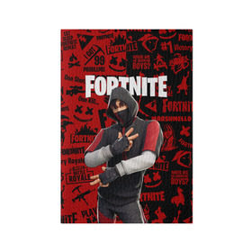 Обложка для паспорта матовая кожа с принтом FORTNITE x IKONIK в Кировске, натуральная матовая кожа | размер 19,3 х 13,7 см; прозрачные пластиковые крепления | deadmau5 | fortnite | fortnite 2 | fortnite x маршмелло | ikonik | marshmello | ninja | ninja streamer | raven | travis scott | ворон | иконик | ниндзя | пили | рейвен | трэвис скотт | фортнайт