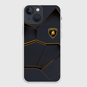 Чехол для iPhone 13 mini с принтом LAMBORGHINI. в Кировске,  |  | abstract | auto | brand | car | geometry | lamborghini | sport | texture | абстракция | авто | автомобильные | бренд | геометрия | классика | ламба | ламборджини | машины | модные | спорт | стиль | текстура