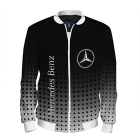Мужской бомбер 3D с принтом Mercedes-Benz в Кировске, 100% полиэстер | застегивается на молнию, по бокам два кармана без застежек, по низу бомбера и на воротнике - эластичная резинка | Тематика изображения на принте: amg | mercedes | mercedes значок | mercedes лого | mercedes марка | амг | бенц | лого автомобиля | логотип мерседес | мерин | мерс | мерседес | мерседес бенз | мерседес лого | мерседес эмблема