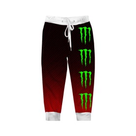 Детские брюки 3D с принтом MONSTER ENERGY (Z) в Кировске, 100% полиэстер | манжеты по низу, эластичный пояс регулируется шнурком, по бокам два кармана без застежек, внутренняя часть кармана из мелкой сетки | black monster | bmx | claw | cybersport | energy | monster | monster energy | moto | motocross | race | sport | киберспорт | когти | монстер энерджи | монстр | мото | мотокросс | ралли | скейтбординг | спорт | т | энергия