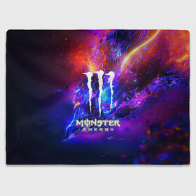 Плед 3D с принтом MONSTER ENERGY в Кировске, 100% полиэстер | закругленные углы, все края обработаны. Ткань не мнется и не растягивается | amg | auto | bmw | honda | jdm | mercedes | nissan | porsche | racing | sport | subar | toyota | автомобил | автомобильные | киа | лексус | марка | машины | митсубиси | ниссан | порше | спорт | субару | тесла | тойота | хонда