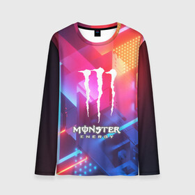 Мужской лонгслив 3D с принтом MONSTER ENERGY в Кировске, 100% полиэстер | длинные рукава, круглый вырез горловины, полуприлегающий силуэт | Тематика изображения на принте: amg | auto | bmw | honda | jdm | mercedes | nissan | porsche | racing | sport | subar | toyota | автомобил | автомобильные | киа | лексус | марка | машины | митсубиси | ниссан | порше | спорт | субару | тесла | тойота | хонда