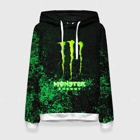 Женская толстовка 3D с принтом MONSTER ENERGY в Кировске, 100% полиэстер  | двухслойный капюшон со шнурком для регулировки, мягкие манжеты на рукавах и по низу толстовки, спереди карман-кенгуру с мягким внутренним слоем. | amg | auto | bmw | honda | jdm | mercedes | nissan | porsche | racing | sport | subar | toyota | автомобил | автомобильные | киа | лексус | марка | машины | митсубиси | ниссан | порше | спорт | субару | тесла | тойота | хонда