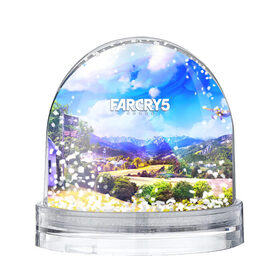 Снежный шар с принтом FARCRY 5 в Кировске, Пластик | Изображение внутри шара печатается на глянцевой фотобумаге с двух сторон | far cry | farcry | game | ubisof | выживание | джунгли | игры | остров | фар край
