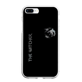 Чехол для iPhone 7Plus/8 Plus матовый с принтом The Witcher Silver в Кировске, Силикон | Область печати: задняя сторона чехла, без боковых панелей | the witcher | witcher | ведьмак | ведьмак дикая охота | волк | геральд | геральд из ривии | значки | золотой значок | лого | руны | сериал witcher | сериал ведьмак | символика из сериала | сойка