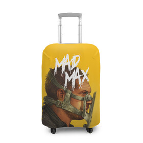 Чехол для чемодана 3D с принтом Mad Max в Кировске, 86% полиэфир, 14% спандекс | двустороннее нанесение принта, прорези для ручек и колес | mad max | mad max fury road | безумный макс | мад макс | мед макс мэд макс