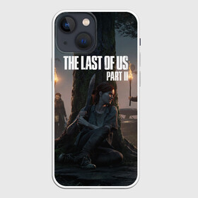 Чехол для iPhone 13 mini с принтом The Last of Us part 2 в Кировске,  |  | ellie | games | joel | naughty dog | night | джоэл | игры | ночь | одни из нас | часть 2 | элли