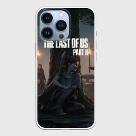 Чехол для iPhone 13 Pro с принтом The Last of Us part 2 в Кировске,  |  | Тематика изображения на принте: ellie | games | joel | naughty dog | night | джоэл | игры | ночь | одни из нас | часть 2 | элли