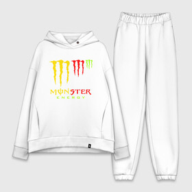 Женский костюм хлопок Oversize с принтом MONSTER ENERGY (Z) в Кировске,  |  | black monster | bmx | claw | cybersport | energy | monster | monster energy | moto | motocross | race | sport | киберспорт | когти | монстер энерджи | монстр | мото | мотокросс | ралли | скейтбординг | спорт | энергия