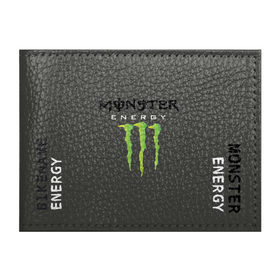 Обложка для студенческого билета с принтом MONSTER ENERGY (Z) в Кировске, натуральная кожа | Размер: 11*8 см; Печать на всей внешней стороне | black monster | bmx | claw | cybersport | energy | monster | monster energy | moto | motocross | race | sport | киберспорт | когти | монстер энерджи | монстр | мото | мотокросс | ралли | скейтбординг | спорт | энергия