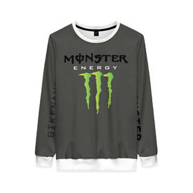 Женский свитшот 3D с принтом MONSTER ENERGY (Z) в Кировске, 100% полиэстер с мягким внутренним слоем | круглый вырез горловины, мягкая резинка на манжетах и поясе, свободная посадка по фигуре | black monster | bmx | claw | cybersport | energy | monster | monster energy | moto | motocross | race | sport | киберспорт | когти | монстер энерджи | монстр | мото | мотокросс | ралли | скейтбординг | спорт | энергия