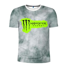 Мужская футболка 3D спортивная с принтом MONSTER ENERGY (Z) в Кировске, 100% полиэстер с улучшенными характеристиками | приталенный силуэт, круглая горловина, широкие плечи, сужается к линии бедра | black monster | bmx | claw | cybersport | energy | monster | monster energy | moto | motocross | race | sport | киберспорт | когти | монстер энерджи | монстр | мото | мотокросс | ралли | скейтбординг | спорт | энергия