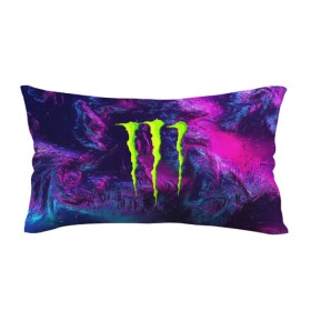 Подушка 3D антистресс с принтом MONSTER ENERGY (Z) в Кировске, наволочка — 100% полиэстер, наполнитель — вспененный полистирол | состоит из подушки и наволочки на молнии | Тематика изображения на принте: black monster | bmx | claw | cybersport | energy | monster | monster energy | moto | motocross | race | sport | киберспорт | когти | монстер энерджи | монстр | мото | мотокросс | ралли | скейтбординг | спорт | энергия