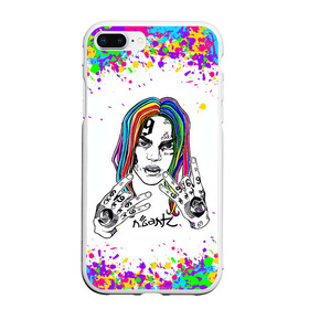 Чехол для iPhone 7Plus/8 Plus матовый с принтом Такеши 6ix9ine в Кировске, Силикон | Область печати: задняя сторона чехла, без боковых панелей | daniel hernandez | dummy boy | foreign music | foreign rap | gooba | gummo | hernandez | hip hop | rap | rapper | rapper takeshi 6ix9ine | tekashi | даниэль эрнандес | зарубежная музыка | зарубежный реп | реп | репер | репе