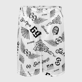 Детские спортивные шорты 3D с принтом 6IX9INE в Кировске,  100% полиэстер
 | пояс оформлен широкой мягкой резинкой, ткань тянется
 | 6ix9ine | gooba | hernandez | tekashi