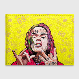 Обложка для студенческого билета с принтом 6IX9INE в Кировске, натуральная кожа | Размер: 11*8 см; Печать на всей внешней стороне | 6ix9ine | gooba | hernandez | tekashi