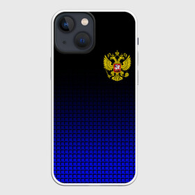 Чехол для iPhone 13 mini с принтом РОССИЯ в Кировске,  |  | eagle | flag | russia | герб россии | двухглавый орёл | орёл | рашка | россия | рф | триколор | флаг | флаг россии