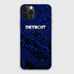 Чехол для iPhone 12 Pro с принтом DETROIT:BECOME HUMAN в Кировске, силикон | область печати: задняя сторона чехла, без боковых панелей | action | ai | android | connor | detroit become human | game | rk 800 | rk 900 | андроиды | детектив | игра | игры | интерактивное кино | кара | коннор | логотип | маркус | роботы | фирменный стиль | экшн