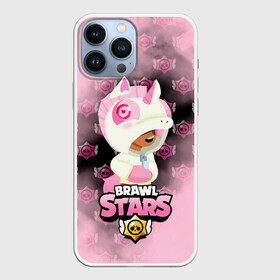 Чехол для iPhone 13 Pro Max с принтом Brawl stars Unicorn. в Кировске,  |  | bibi | brawl stars | coach mike | leon | leon shark | mecha crow | mr.p | sally leon | sandy | sprout | unicorn | virus 8 bit | биби | бравл старс | вирус 8 бит | леон | оборотень | спроут | сэли леон