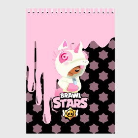 Скетчбук с принтом Brawl stars Unicorn. в Кировске, 100% бумага
 | 48 листов, плотность листов — 100 г/м2, плотность картонной обложки — 250 г/м2. Листы скреплены сверху удобной пружинной спиралью | bibi | brawl stars | coach mike | leon | leon shark | mecha crow | mr.p | sally leon | sandy | sprout | unicorn | virus 8 bit | биби | бравл старс | вирус 8 бит | леон | оборотень | спроут | сэли леон