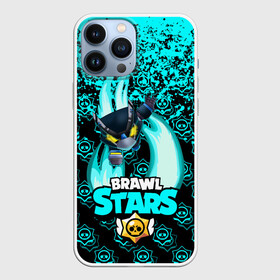 Чехол для iPhone 13 Pro Max с принтом Brawl stars mecha crow. в Кировске,  |  | bibi | brawl stars | coach mike | leon | leon shark | mecha crow | mr.p | sally leon | sandy | sprout | unicorn | virus 8 bit | биби | бравл старс | вирус 8 бит | леон | оборотень | спроут | сэли леон