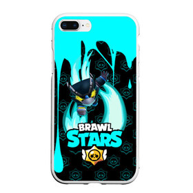 Чехол для iPhone 7Plus/8 Plus матовый с принтом Brawl stars mecha crow в Кировске, Силикон | Область печати: задняя сторона чехла, без боковых панелей | bibi | brawl stars | coach mike | leon | leon shark | mecha crow | mr.p | sally leon | sandy | sprout | unicorn | virus 8 bit | биби | бравл старс | вирус 8 бит | леон | оборотень | спроут | сэли леон