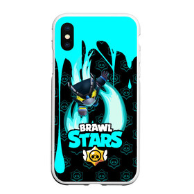 Чехол для iPhone XS Max матовый с принтом Brawl stars mecha crow в Кировске, Силикон | Область печати: задняя сторона чехла, без боковых панелей | bibi | brawl stars | coach mike | leon | leon shark | mecha crow | mr.p | sally leon | sandy | sprout | unicorn | virus 8 bit | биби | бравл старс | вирус 8 бит | леон | оборотень | спроут | сэли леон