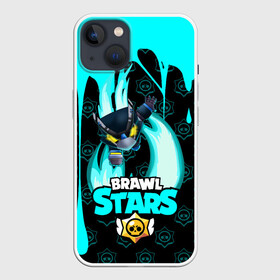 Чехол для iPhone 13 с принтом Brawl stars mecha crow. в Кировске,  |  | bibi | brawl stars | coach mike | leon | leon shark | mecha crow | mr.p | sally leon | sandy | sprout | unicorn | virus 8 bit | биби | бравл старс | вирус 8 бит | леон | оборотень | спроут | сэли леон