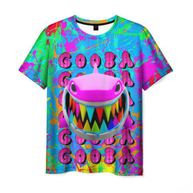 Мужская футболка 3D с принтом 6IX9INE GOOBA в Кировске, 100% полиэфир | прямой крой, круглый вырез горловины, длина до линии бедер | 6ix9ine | 6ix9ine  gooba | gooba | акула | сикснайн | сиксти найн | сиксти найн репер | такаши | текаши | текаши сикснайн