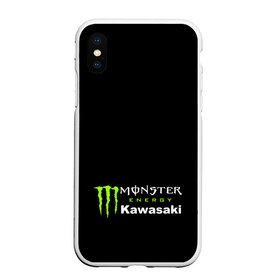 Чехол для iPhone XS Max матовый с принтом MONSTER ENERGY KAWASAKI (Z) в Кировске, Силикон | Область печати: задняя сторона чехла, без боковых панелей | Тематика изображения на принте: bike | energy | kawasaki | monster | monster energy | moto | motocross | ninja | sport | zzr | кавасаки | кавасаки ниндзя | монстер энерджи | монстр | мото | мотокросс | ниндзя | спорт | энергия