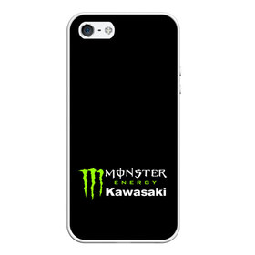 Чехол для iPhone 5/5S матовый с принтом MONSTER ENERGY KAWASAKI (Z) в Кировске, Силикон | Область печати: задняя сторона чехла, без боковых панелей | bike | energy | kawasaki | monster | monster energy | moto | motocross | ninja | sport | zzr | кавасаки | кавасаки ниндзя | монстер энерджи | монстр | мото | мотокросс | ниндзя | спорт | энергия