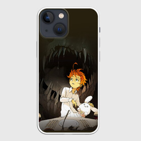 Чехол для iPhone 13 mini с принтом The Promised Neverland в Кировске,  |  | anime | emma | mango | the promised neverland | yakusoku no neverland | аниме | манга | обещанная страна грёз | обещанный неверленд