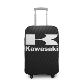 Чехол для чемодана 3D с принтом KAWASAKI (Z) в Кировске, 86% полиэфир, 14% спандекс | двустороннее нанесение принта, прорези для ручек и колес | bike | kawasaki | moto | motocycle | ninja | sportmotorcycle | zzr | кавасаки | кавасаки ниндзя | мото | мотоспорт | ниндзя