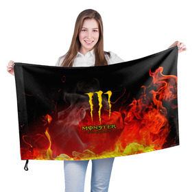 Флаг 3D с принтом MONSTER ENERGY в Кировске, 100% полиэстер | плотность ткани — 95 г/м2, размер — 67 х 109 см. Принт наносится с одной стороны | energy | honda | mercedes | monster energy | porsche | racing | sport | toyota | автомобил | автомобильные | марка | машины | митсубиси | монстр | монстр энерджи | порше | спорт | тесла | тойота | хонда