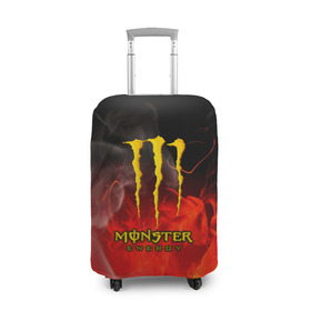 Чехол для чемодана 3D с принтом MONSTER ENERGY в Кировске, 86% полиэфир, 14% спандекс | двустороннее нанесение принта, прорези для ручек и колес | energy | honda | mercedes | monster energy | porsche | racing | sport | toyota | автомобил | автомобильные | марка | машины | митсубиси | монстр | монстр энерджи | порше | спорт | тесла | тойота | хонда