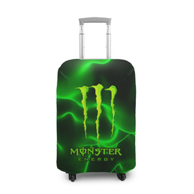 Чехол для чемодана 3D с принтом MONSTER ENERGY в Кировске, 86% полиэфир, 14% спандекс | двустороннее нанесение принта, прорези для ручек и колес | energy | honda | mercedes | monster energy | porsche | racing | sport | toyota | автомобил | автомобильные | марка | машины | митсубиси | монстр | монстр энерджи | порше | спорт | тесла | тойота | хонда