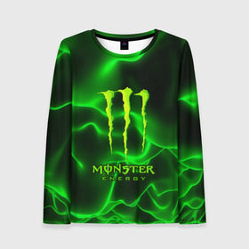 Женский лонгслив 3D с принтом MONSTER ENERGY в Кировске, 100% полиэстер | длинные рукава, круглый вырез горловины, полуприлегающий силуэт | energy | honda | mercedes | monster energy | porsche | racing | sport | toyota | автомобил | автомобильные | марка | машины | митсубиси | монстр | монстр энерджи | порше | спорт | тесла | тойота | хонда