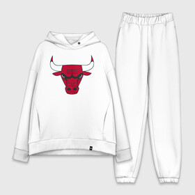 Женский костюм хлопок Oversize с принтом Chicago Bulls. в Кировске,  |  | 23 | air jordan | bulls | chicago bulls | jordan | michael jordan | nba | paris saint germain | psg | red | sport | быки | джордан | майкл джордан | псж | спорт | чикаго буллс