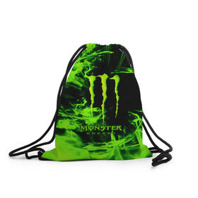 Рюкзак-мешок 3D с принтом MONSTER ENERGY в Кировске, 100% полиэстер | плотность ткани — 200 г/м2, размер — 35 х 45 см; лямки — толстые шнурки, застежка на шнуровке, без карманов и подкладки | Тематика изображения на принте: energy | honda | mercedes | monster energy | porsche | racing | sport | toyota | автомобил | автомобильные | марка | машины | митсубиси | монстр | монстр энерджи | порше | спорт | тесла | тойота | хонда