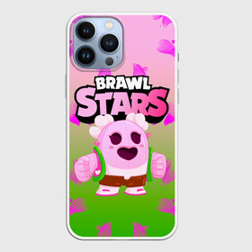 Чехол для iPhone 13 Pro Max с принтом Sakura Spike Brawl Stars в Кировске,  |  | Тематика изображения на принте: brawl | brawl stars | sakura spike | spike | бравл | бравл кактус | бравл старс | кактус | сакура спайк | спайк | спайк бравл старс