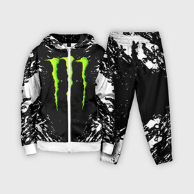 Детский костюм 3D с принтом MONSTER ENERGY в Кировске,  |  | black monster | bmx | claw | cybersport | energy | monster | monster energy | moto | motocross | race | sport | киберспорт | когти | монстер энерджи | монстр | мото | мотокросс | ралли | скейтбординг | спорт | энергия