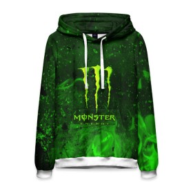 Мужская толстовка 3D с принтом MONSTER ENERGY в Кировске, 100% полиэстер | двухслойный капюшон со шнурком для регулировки, мягкие манжеты на рукавах и по низу толстовки, спереди карман-кенгуру с мягким внутренним слоем. | energy | honda | mercedes | monster energy | porsche | racing | sport | toyota | автомобил | автомобильные | марка | машины | митсубиси | монстр | монстр энерджи | порше | спорт | тесла | тойота | хонда