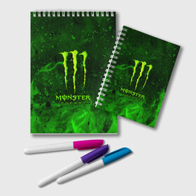 Блокнот с принтом MONSTER ENERGY в Кировске, 100% бумага | 48 листов, плотность листов — 60 г/м2, плотность картонной обложки — 250 г/м2. Листы скреплены удобной пружинной спиралью. Цвет линий — светло-серый
 | energy | honda | mercedes | monster energy | porsche | racing | sport | toyota | автомобил | автомобильные | марка | машины | митсубиси | монстр | монстр энерджи | порше | спорт | тесла | тойота | хонда