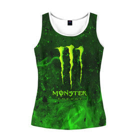 Женская майка 3D с принтом MONSTER ENERGY в Кировске, 100% полиэстер | круглая горловина, прямой силуэт, длина до линии бедра | energy | honda | mercedes | monster energy | porsche | racing | sport | toyota | автомобил | автомобильные | марка | машины | митсубиси | монстр | монстр энерджи | порше | спорт | тесла | тойота | хонда